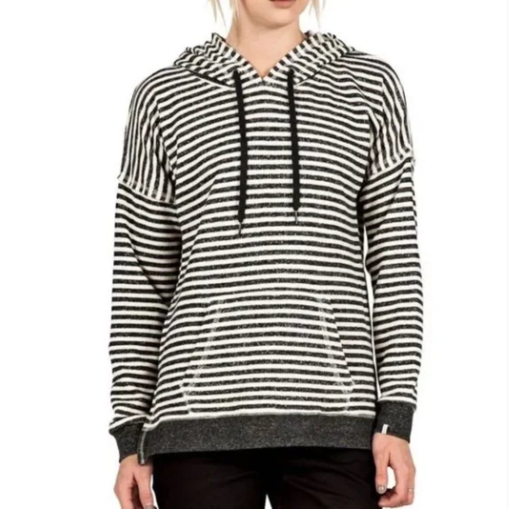 *3 FOR $30 SALE* Volcom Striped Lived In Hoodie, XS